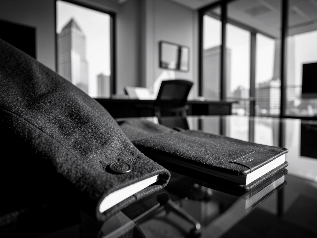 Professional workspace representing executive presence